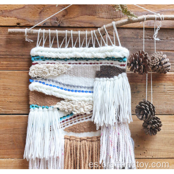 Kits de macrame colgando pared